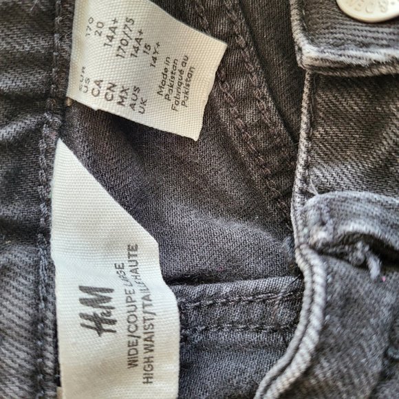 H&M wide leg Jeans Youth 14+ - Picture 14 of 15
